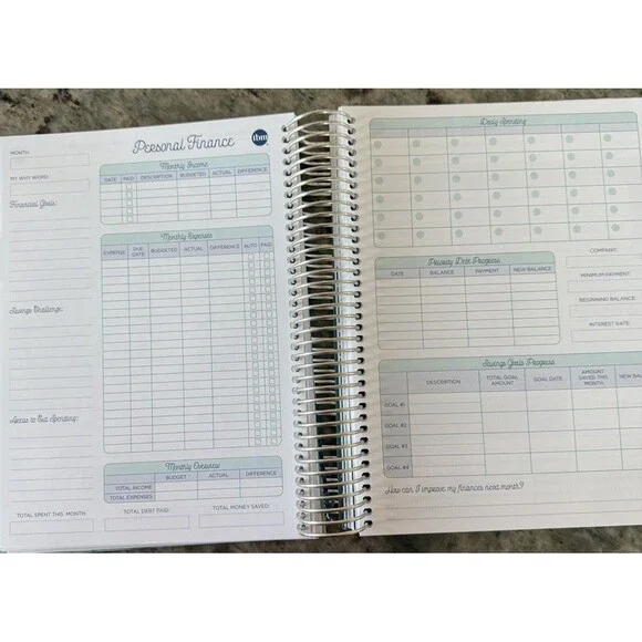 The Budget Mom Live Rich Planner Personal & Finance Undated Sz: 8 3/4” X 9 1/2” - Picture 4 of 14